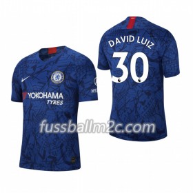 Fußballtrikots Chelsea David Luiz 30 Heim Trikotsatz 2019-2020